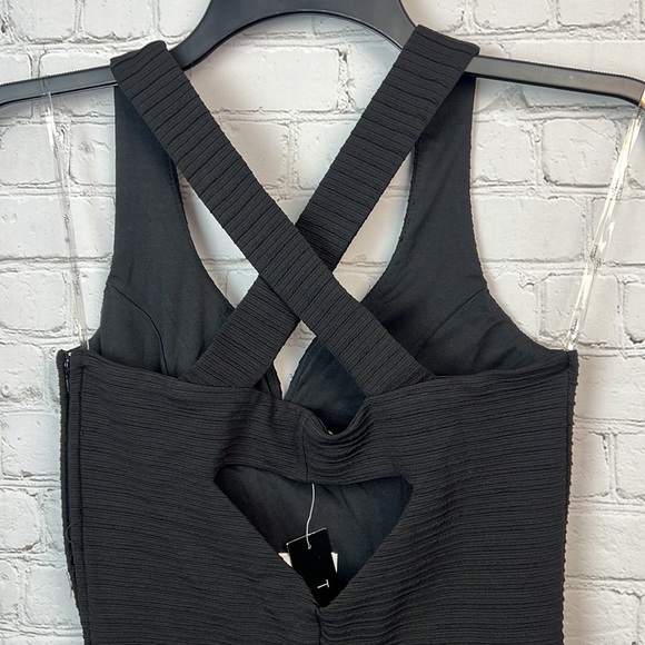 Trixxi Black Textured Bodycon Dress Juniors Size 0 & 5 Homecoming Prom - Picture 7 of 7
